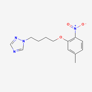 1-[4-(5-Methyl-2-nitrophenoxy)butyl]-1,2,4-triazole