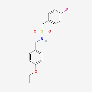 N-[(4-ethoxyphenyl)methyl]-1-(4-fluorophenyl)methanesulfonamide