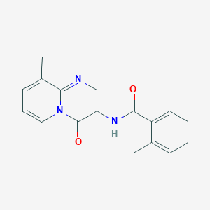 2-methyl-N-(9-methyl-4-oxo-4H-pyrido[1,2-a]pyrimidin-3-yl)benzamide