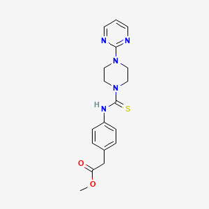 Methyl [4-({[4-(pyrimidin-2-yl)piperazin-1-yl]carbonothioyl}amino)phenyl]acetate