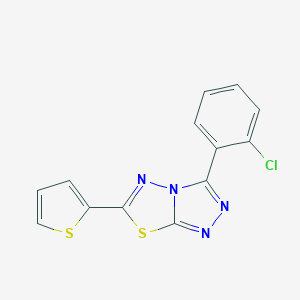 3-(2-Chlorophenyl)-6-(2-thienyl)[1,2,4]triazolo[3,4-b][1,3,4]thiadiazole