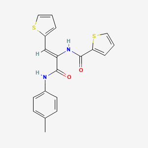 N-[1-{[(4-methylphenyl)amino]carbonyl}-2-(2-thienyl)vinyl]-2-thiophenecarboxamide