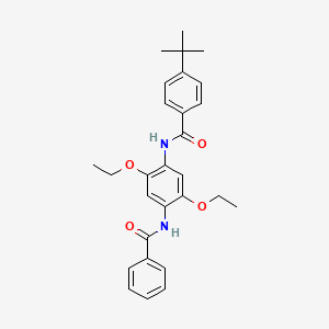 N-[4-(benzoylamino)-2,5-diethoxyphenyl]-4-tert-butylbenzamide