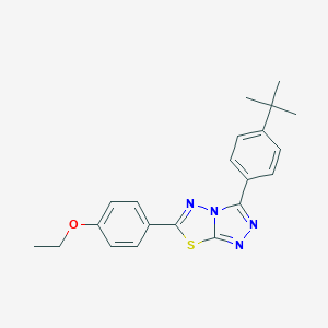 3-(4-Tert-butylphenyl)-6-(4-ethoxyphenyl)[1,2,4]triazolo[3,4-b][1,3,4]thiadiazole