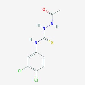 2-acetyl-N-(3,4-dichlorophenyl)hydrazinecarbothioamide