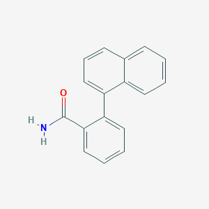 molecular formula C17H13NO B4823388 2-(1-naphthyl)benzamide 