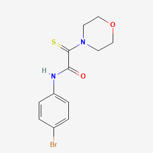 N-(4-bromophenyl)-2-(4-morpholinyl)-2-thioxoacetamide