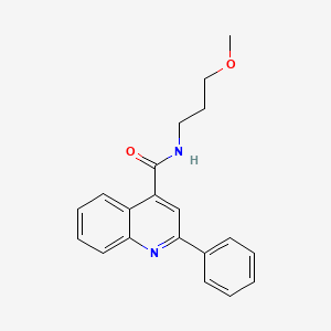 N-(3-methoxypropyl)-2-phenylquinoline-4-carboxamide