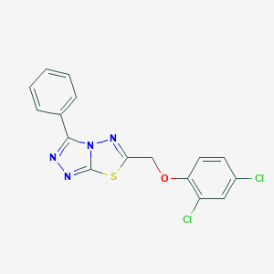 6-[(2,4-Dichlorophenoxy)methyl]-3-phenyl[1,2,4]triazolo[3,4-b][1,3,4]thiadiazole