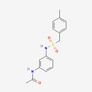 N-(3-{[(4-methylbenzyl)sulfonyl]amino}phenyl)acetamide