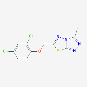 2,4-Dichlorophenyl (3-methyl[1,2,4]triazolo[3,4-b][1,3,4]thiadiazol-6-yl)methyl ether