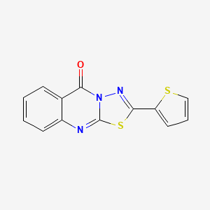 2-(2-thienyl)-5H-[1,3,4]thiadiazolo[2,3-b]quinazolin-5-one