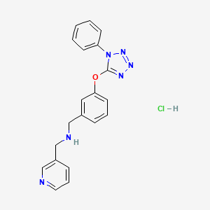 {3-[(1-phenyl-1H-tetrazol-5-yl)oxy]benzyl}(3-pyridinylmethyl)amine hydrochloride