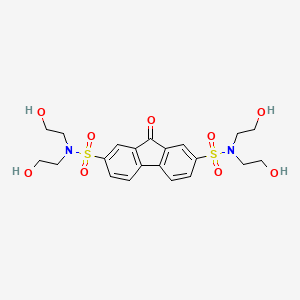 N,N,N',N'-tetrakis(2-hydroxyethyl)-9-oxo-9H-fluorene-2,7-disulfonamide