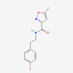 N-[2-(4-fluorophenyl)ethyl]-5-methyl-1,2-oxazole-3-carboxamide