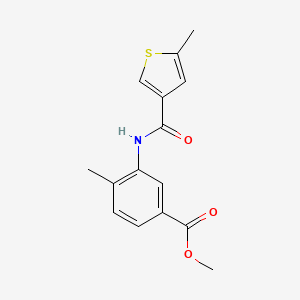 methyl 4-methyl-3-{[(5-methyl-3-thienyl)carbonyl]amino}benzoate