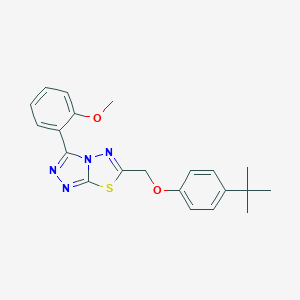 6-[(4-Tert-butylphenoxy)methyl]-3-(2-methoxyphenyl)[1,2,4]triazolo[3,4-b][1,3,4]thiadiazole