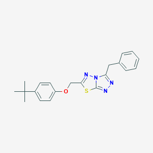 3-Benzyl-6-[(4-tert-butylphenoxy)methyl]-[1,2,4]triazolo[3,4-b][1,3,4]thiadiazole