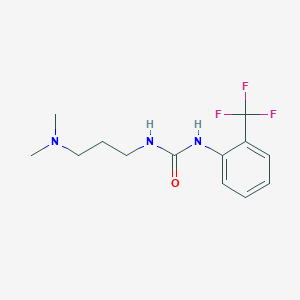 1-[3-(Dimethylamino)propyl]-3-[2-(trifluoromethyl)phenyl]urea