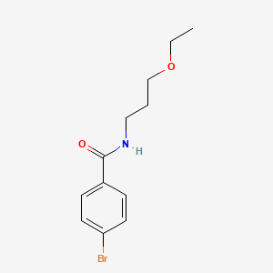 4-bromo-N-(3-ethoxypropyl)benzamide