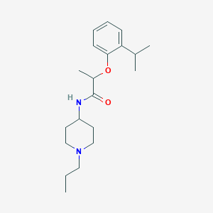 2-[2-(propan-2-yl)phenoxy]-N-(1-propylpiperidin-4-yl)propanamide