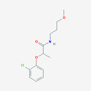 molecular formula C13H18ClNO3 B4824164 2-(2-chlorophenoxy)-N-(3-methoxypropyl)propanamide 