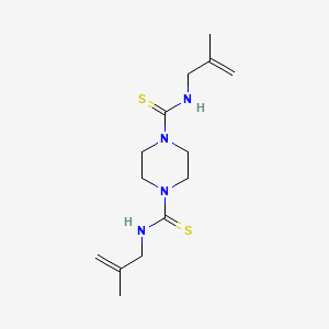 N,N'-bis(2-methylprop-2-en-1-yl)piperazine-1,4-dicarbothioamide