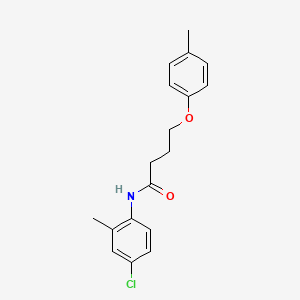 N-(4-chloro-2-methylphenyl)-4-(4-methylphenoxy)butanamide