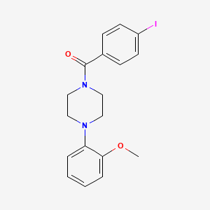 1-(4-iodobenzoyl)-4-(2-methoxyphenyl)piperazine