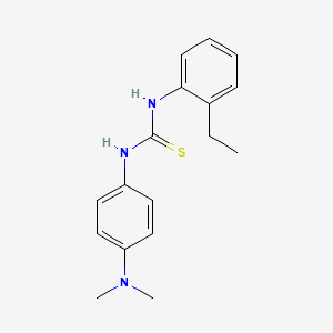 N-[4-(dimethylamino)phenyl]-N'-(2-ethylphenyl)thiourea