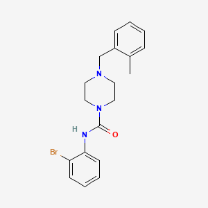 N-(2-bromophenyl)-4-[(2-methylphenyl)methyl]piperazine-1-carboxamide