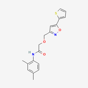 N-(2,4-dimethylphenyl)-2-{[5-(2-thienyl)-3-isoxazolyl]methoxy}acetamide