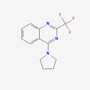 4-(1-pyrrolidinyl)-2-(trifluoromethyl)quinazoline