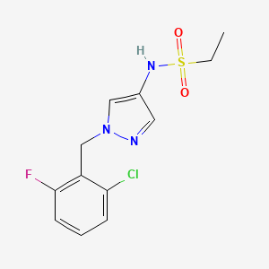 N-[1-(2-CHLORO-6-FLUOROBENZYL)-1H-PYRAZOL-4-YL]-1-ETHANESULFONAMIDE