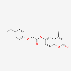 4-methyl-2-oxo-2H-chromen-6-yl (4-isopropylphenoxy)acetate