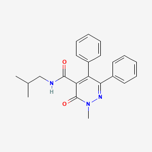 2-methyl-N-(2-methylpropyl)-3-oxo-5,6-diphenyl-2,3-dihydropyridazine-4-carboxamide