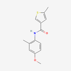 N-(4-methoxy-2-methylphenyl)-5-methylthiophene-3-carboxamide