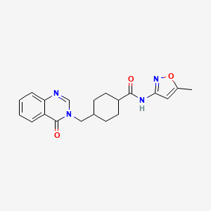 TRANS-N-(5-METHYLISOXAZOL-3-YL)-4-[(4-OXOQUINAZOLIN-3(4H)-YL)METHYL]CYCLOHEXANECARBOXAMIDE