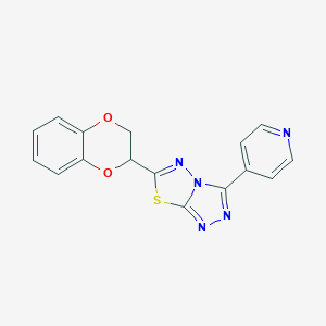 6-(2,3-Dihydro-1,4-benzodioxin-2-yl)-3-(4-pyridinyl)[1,2,4]triazolo[3,4-b][1,3,4]thiadiazole