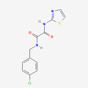 N~1~-(4-chlorobenzyl)-N~2~-(1,3-thiazol-2-yl)ethanediamide