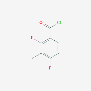 molecular formula C8H5ClF2O B048248 2,4-二氟-3-甲基苯甲酰氯 CAS No. 112857-70-2