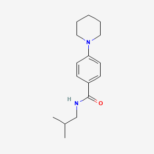 N-isobutyl-4-(1-piperidinyl)benzamide