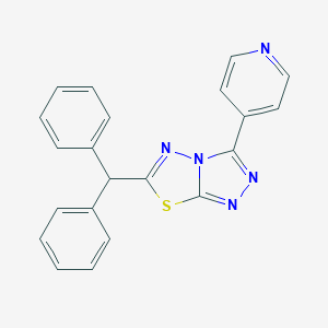 6-Benzhydryl-3-(4-pyridinyl)[1,2,4]triazolo[3,4-b][1,3,4]thiadiazole