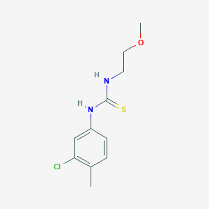 1-(3-Chloro-4-methylphenyl)-3-(2-methoxyethyl)thiourea