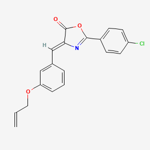 4-[3-(allyloxy)benzylidene]-2-(4-chlorophenyl)-1,3-oxazol-5(4H)-one