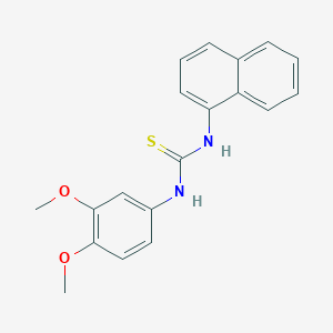 N-(3,4-dimethoxyphenyl)-N'-1-naphthylthiourea