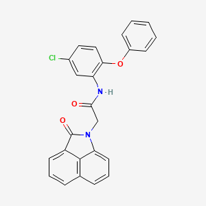 N-(5-chloro-2-phenoxyphenyl)-2-(2-oxobenzo[cd]indol-1(2H)-yl)acetamide