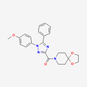 8-{[1-(4-methoxyphenyl)-5-phenyl-1H-1,2,4-triazol-3-yl]carbonyl}-1,4-dioxa-8-azaspiro[4.5]decane