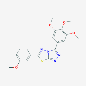 6-(3-Methoxyphenyl)-3-(3,4,5-trimethoxyphenyl)[1,2,4]triazolo[3,4-b][1,3,4]thiadiazole