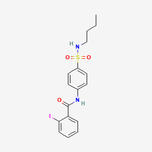 N-[4-(butylsulfamoyl)phenyl]-2-iodobenzamide